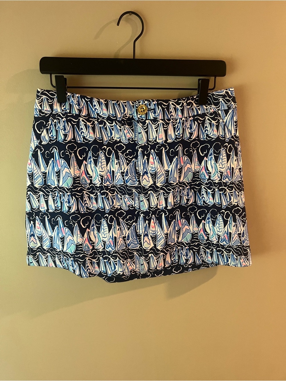 Lilly Pulitzer Navy Collette Skort Sails and Stripes NWT Size 4